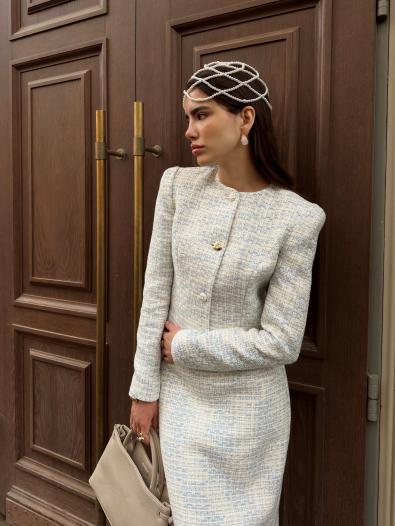 Жакет твид MG-SS25-0851