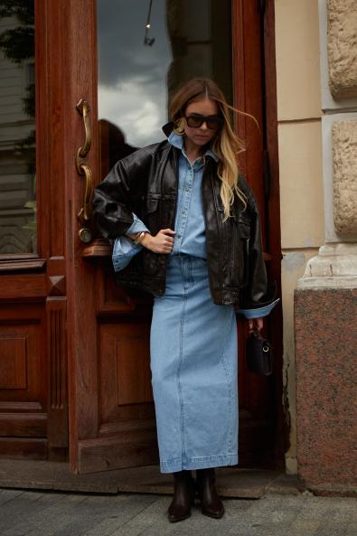 Юбка (light blue) MG-SS25-0949