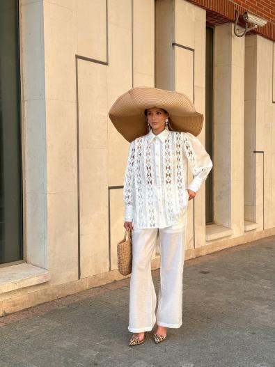 Костюм летний с брюками MG-SS24-0752