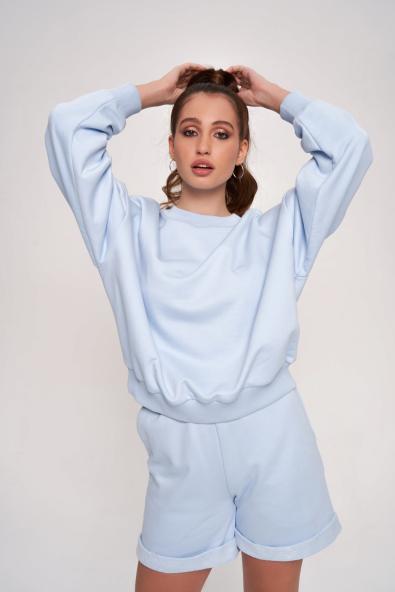Костюм свитшот с короткими шортами MG-SS21-0332