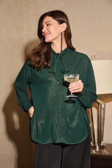 Блузка с бантом MG-FW25-0798