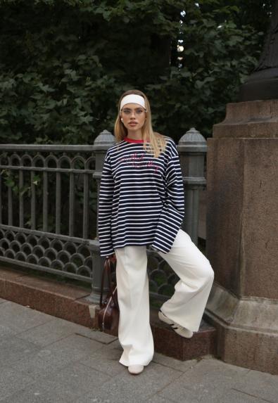 Лонгслив в полоску MG-SS25-0945