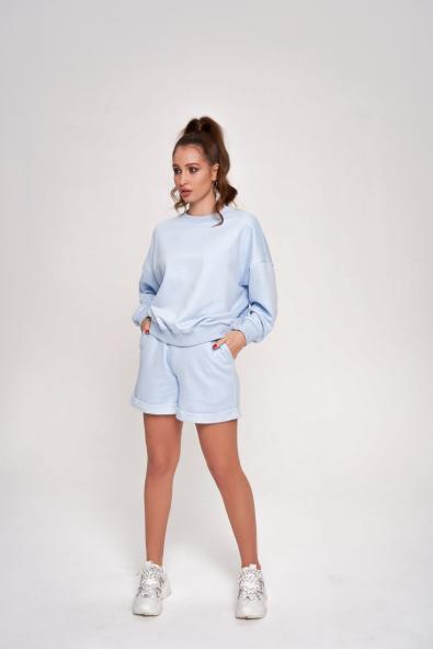 Костюм свитшот с короткими шортами MG-SS21-0332