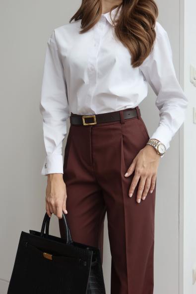 Блузка (рубашка) с запонками MG-FW25-0788