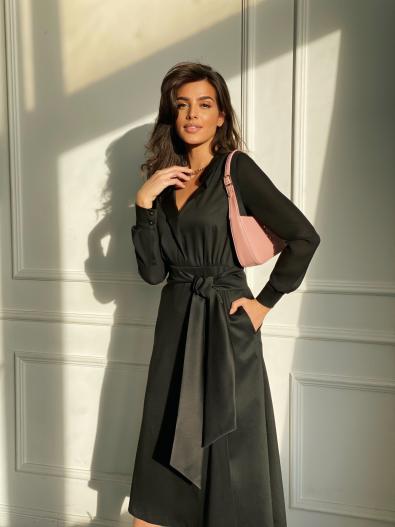 Платье длинное MG-FW20-BK0157