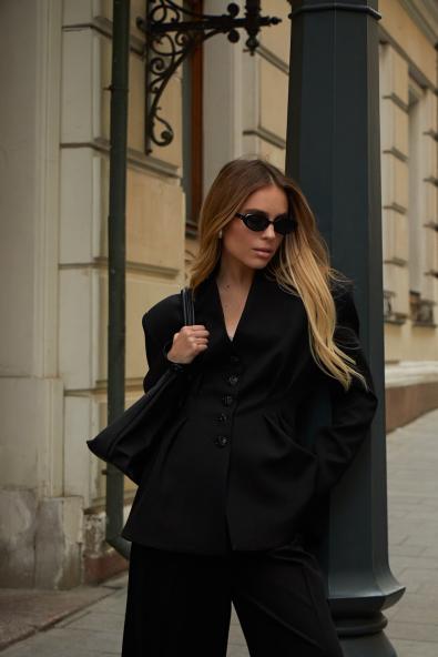 Жакет с баской MG-FW26-0959